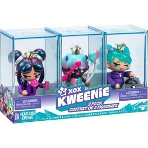 Fearless Kweens Series Premium Figurine and Display Case 3 pack NWT